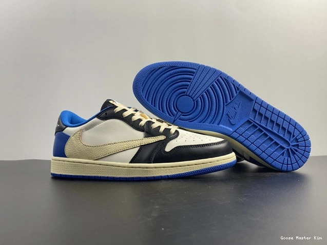 Scott 1 x Travis Fragment Jordan DM7866-140 Low Retro x Air Design 0806